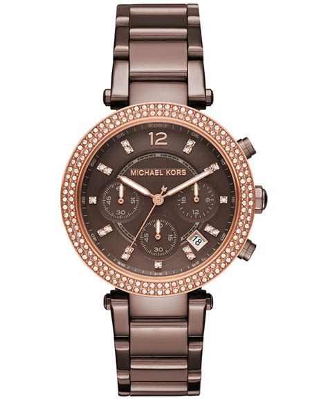 Michael Kors Women's Chronograph Parker Sable Ion 